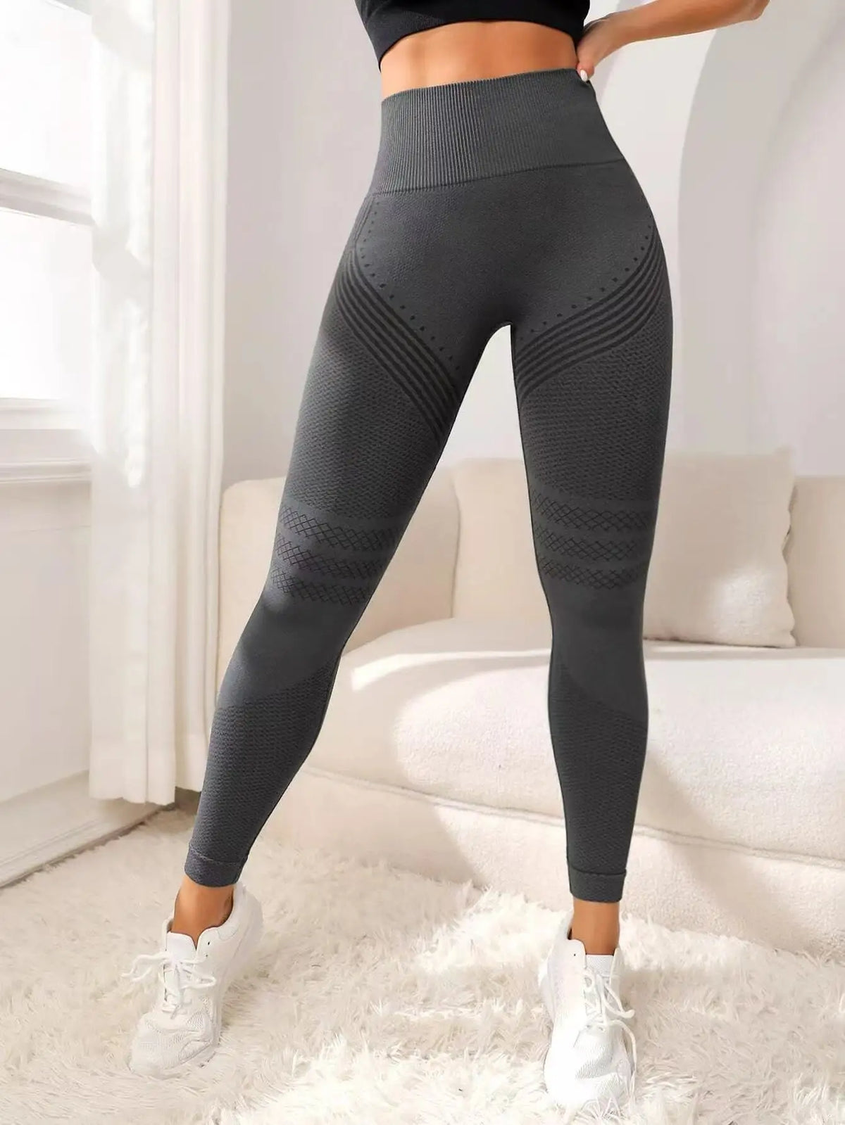 Legging Sculptant 3D Taille Haute